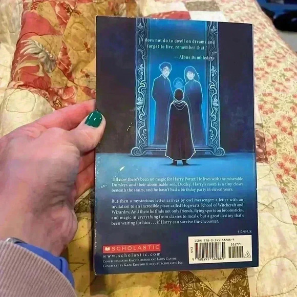 ⚡️ Unique Cover! 2013 scholastic paperback Harry Potter and the Sorcerer’s Stone - Picture 4 of 13